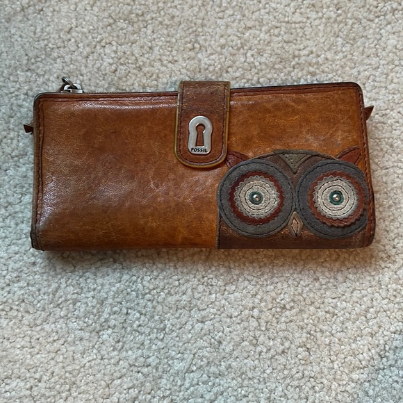 Fossil Handbags - Fossil Owl Wallet